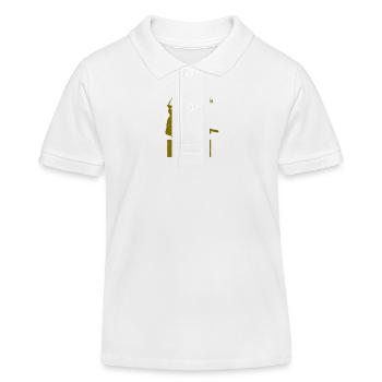 Tiger - Africa - Wilderness - Nature Conservation - Kids Organic Polo Shirt by Stanley/Stella - white - Front
