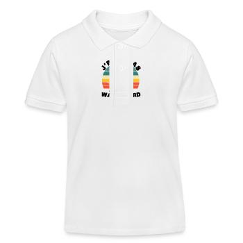 Ich kann kein Wakeboard-Humor-Geschenk haben - Kinder Organic Poloshirt Mini Sprinter von Stanley/Stella - Weiß - Vorne