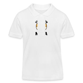 Maman Super-héroïne Maman - Polo enfant bio Stanley/Stella - blanc - Devant