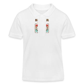 Bester Opa Der Welt - Kinder Organic Poloshirt Mini Sprinter von Stanley/Stella - Weiß - Vorne