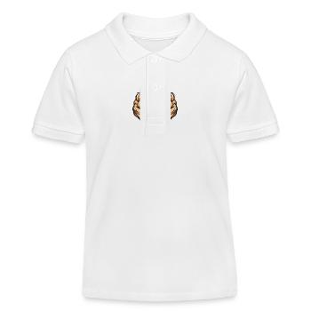 Lion Musculation Fitness Arts Martiaux MMA - Polo enfant bio Stanley/Stella - blanc - Devant