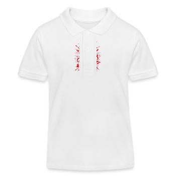 Glaube Bibelvers Bibelspruch Jesus Christus - Kinder Organic Poloshirt Mini Sprinter von Stanley/Stella - Weiß - Vorne