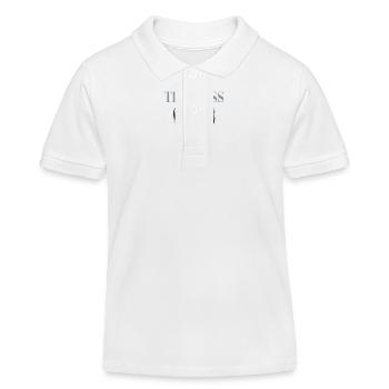 Timeless für Zeitlose Menschen - Kinder Organic Poloshirt Mini Sprinter von Stanley/Stella - Weiß - Vorne