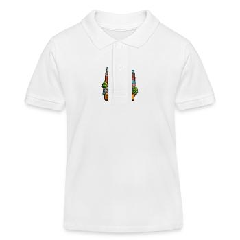 Schöne Ansichten Von Deutschland Alte Stadt - Kinder Organic Poloshirt Mini Sprinter von Stanley/Stella - Weiß - Vorne