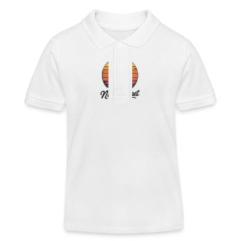 Klassisches Klapphandy, Vintage-Handy, Handy - Kinder Organic Poloshirt Mini Sprinter von Stanley/Stella - Weiß - Vorne