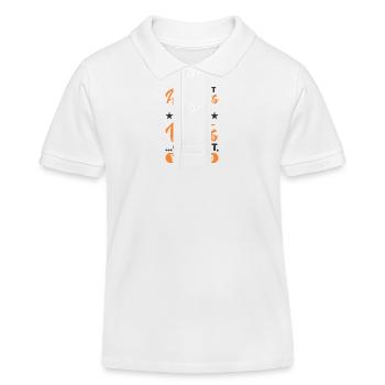 Dart Dartspieler Dartspiel Herren - Kinder Organic Poloshirt Mini Sprinter von Stanley/Stella - Weiß - Vorne
