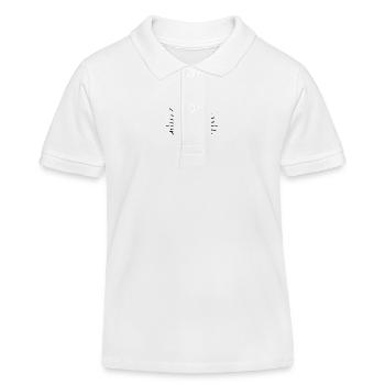 Praying Hands God Faith Christ Church Cross - Kids Organic Polo Shirt by Stanley/Stella - white - Front
