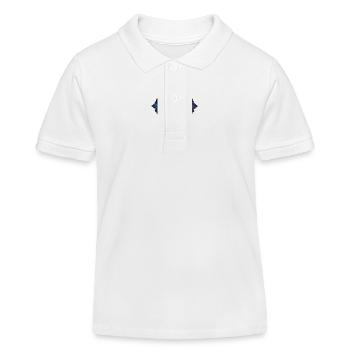 Symbole de la croix - Polo enfant bio Stanley/Stella - blanc - Devant