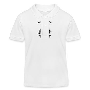 Nervosität muss vielleicht bald Nietzsche - Kinder Organic Poloshirt Mini Sprinter von Stanley/Stella - Weiß - Vorne