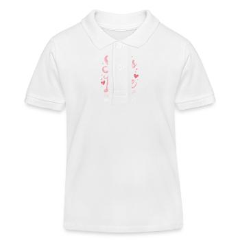 Schwestern auf freiem Fuß Schwesternreise 2025 Urlaub - Kinder Organic Poloshirt Mini Sprinter von Stanley/Stella - Weiß - Vorne