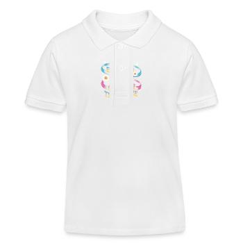 Lustig, du hast das Recht auf deine falsche Meinung - Kinder Organic Poloshirt Mini Sprinter von Stanley/Stella - Weiß - Vorne