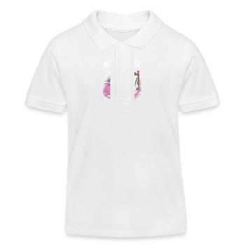 Avocat paresseux dormant - Polo enfant bio Stanley/Stella - blanc - Devant