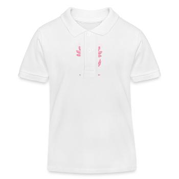 Axolotl danseur de ballet - Polo enfant bio Stanley/Stella - blanc - Devant