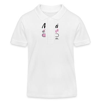Future maman 2026 Chargement - Polo enfant bio Stanley/Stella - blanc - Devant