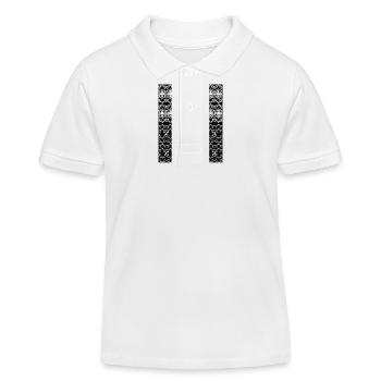 Einzigartige Kunst - Kinder Organic Poloshirt Mini Sprinter von Stanley/Stella - Weiß - Vorne