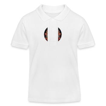 T-shirt Sérénité Bouddha Marque Vibration Positive - Polo enfant bio Stanley/Stella - blanc - Devant