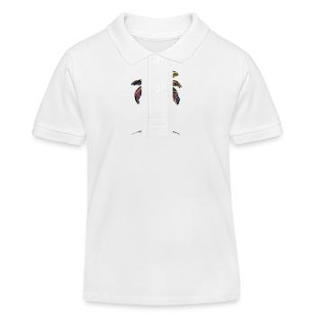 Plage de Palm Tree - Polo enfant bio Stanley/Stella - blanc - Devant