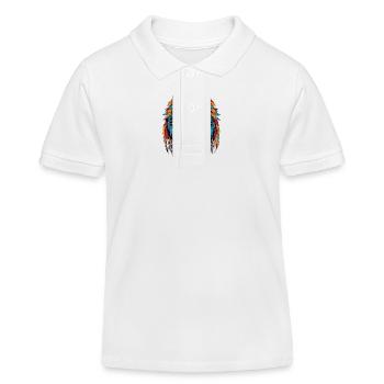 Wolf - Kinder Organic Poloshirt Mini Sprinter von Stanley/Stella - Weiß - Vorne