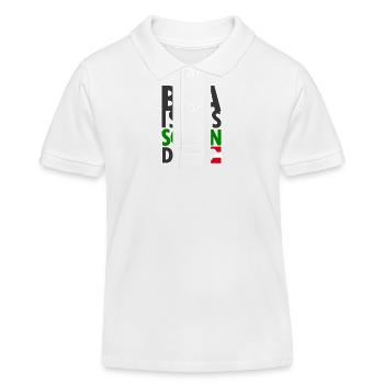 Dialecte autrichien Dialecte Nice - Polo enfant bio Stanley/Stella - blanc - Devant