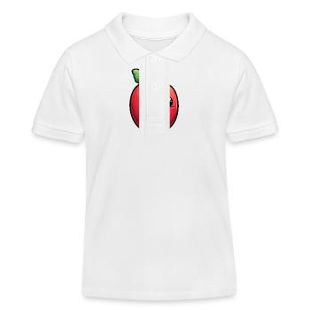 Sujet Apple pour enfants - Polo enfant bio Stanley/Stella - blanc - Devant