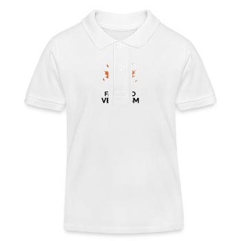 Tomber dans le véganisme – Autumn Leaf Design - Polo enfant bio Stanley/Stella - blanc - Devant