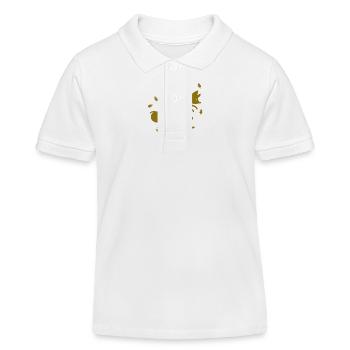 Fuchs - Tier Zoo Tierfreund Naturschutz - Kinder Organic Poloshirt Mini Sprinter von Stanley/Stella - Weiß - Vorne