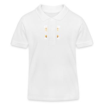 Ich kann nicht skaten - Kinder Organic Poloshirt Mini Sprinter von Stanley/Stella - Weiß - Vorne