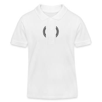 blason 23 - Polo enfant bio Stanley/Stella - blanc - Devant