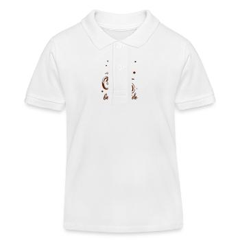 Motorrad Motocross Bike Racing Motorsport - Kinder Organic Poloshirt Mini Sprinter von Stanley/Stella - Weiß - Vorne