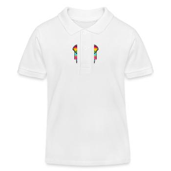 be colorful - Kinder Organic Poloshirt Mini Sprinter von Stanley/Stella - Weiß - Vorne