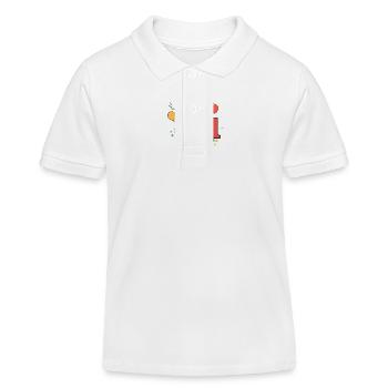 Cool tracteur 1er anniversaire : Cadeau le plus vendu ! - Polo enfant bio Stanley/Stella - blanc - Devant