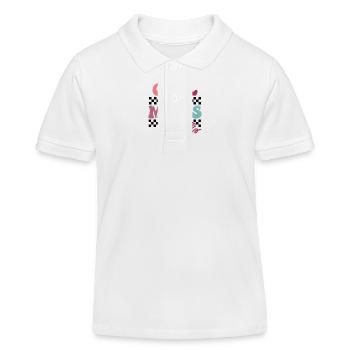 Maman - Polo enfant bio Stanley/Stella - blanc - Devant