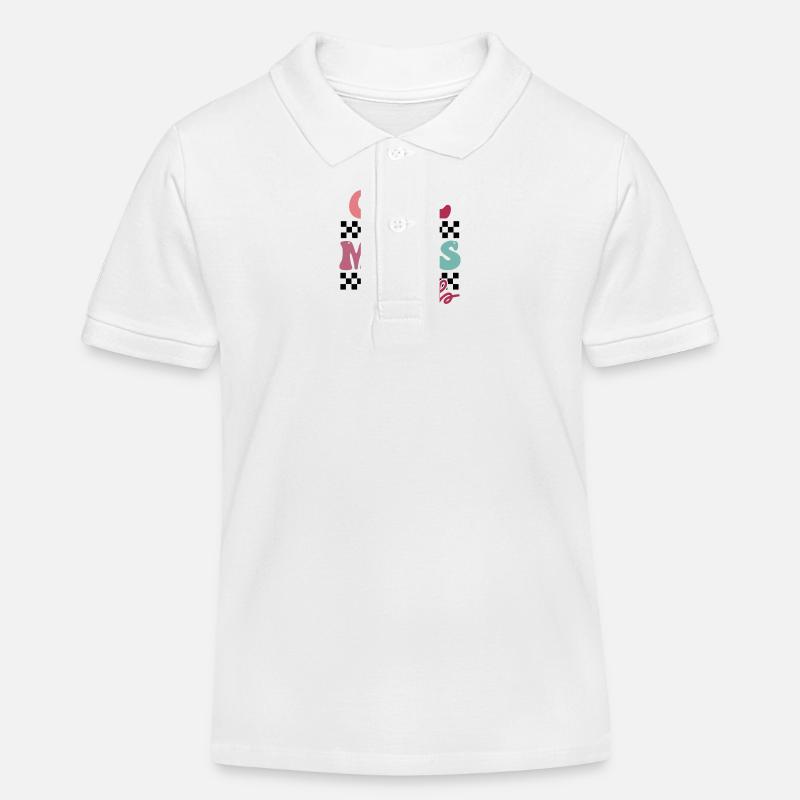 Maman - Polo enfant bio Stanley/Stella - blanc