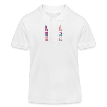 Maman - Polo enfant bio Stanley/Stella - blanc - Devant