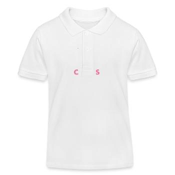 Catcus Katze und Kaktus mexikanischer Kaktus - Kinder Organic Poloshirt Mini Sprinter von Stanley/Stella - Weiß - Vorne