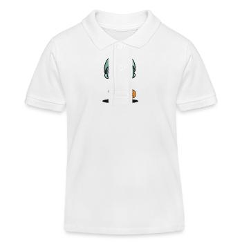 Zombie Halloween Creepy Comic - Kids Organic Polo Shirt by Stanley/Stella - white - Front