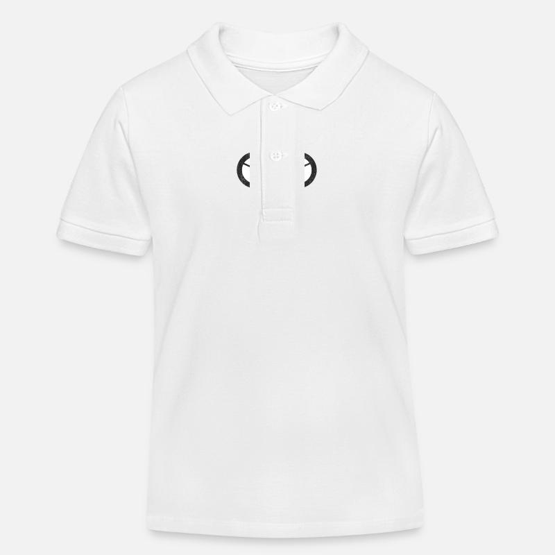Bienen Design - Kinder Organic Poloshirt Mini Sprinter von Stanley/Stella - Weiß