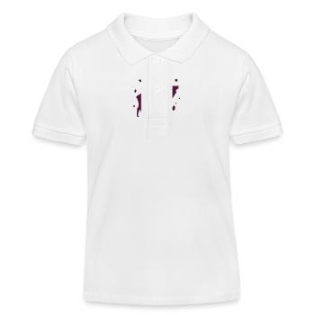 Hirsch - Wald Natur Tierschutz - Kinder Organic Poloshirt Mini Sprinter von Stanley/Stella - Weiß - Vorne