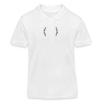Rund um die Uhr lesen - Kinder Organic Poloshirt Mini Sprinter von Stanley/Stella - Weiß - Vorne