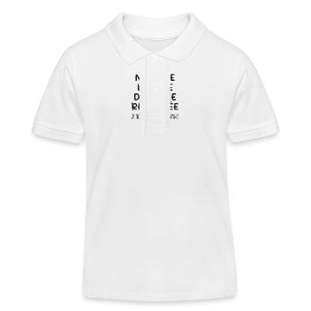 Schwimmer feiert Ruhestand mit Humorgeschenk - Kinder Organic Poloshirt Mini Sprinter von Stanley/Stella - Weiß - Vorne