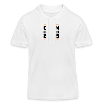 Gran Canaria 2025 Holidays - Kids Organic Polo Shirt by Stanley/Stella - white - Front