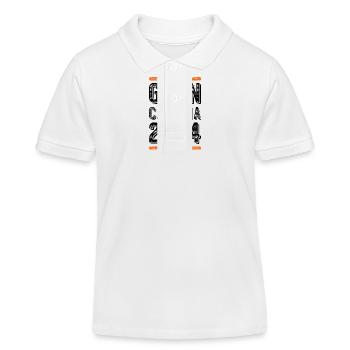 Gran Canaria 2024 Vintage - Kids Organic Polo Shirt by Stanley/Stella - white - Front