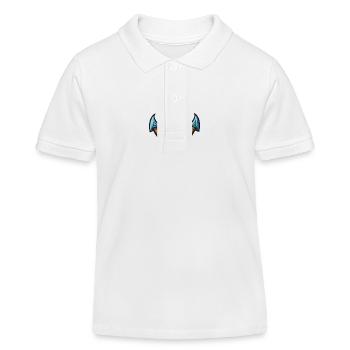 Anker Symbol Hafen - Kinder Organic Poloshirt Mini Sprinter von Stanley/Stella - Weiß - Vorne