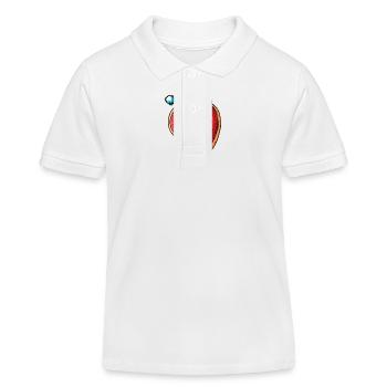 9 Zahl Weihnachten Keks - Kinder Organic Poloshirt Mini Sprinter von Stanley/Stella - Weiß - Vorne
