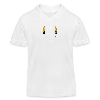 Last Generation - Letzte Generation - Kinder Organic Poloshirt Mini Sprinter von Stanley/Stella - Weiß - Vorne