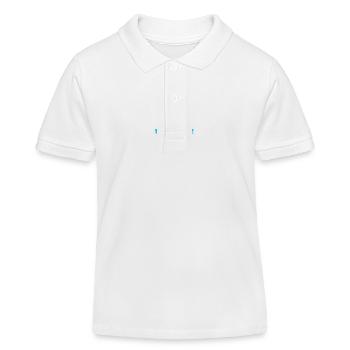 Ice Scream - humorous ecological message - Kids Organic Polo Shirt by Stanley/Stella - white - Front