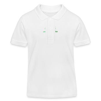 Changer les choses - moustiques - humour - Polo enfant bio Stanley/Stella - blanc - Devant