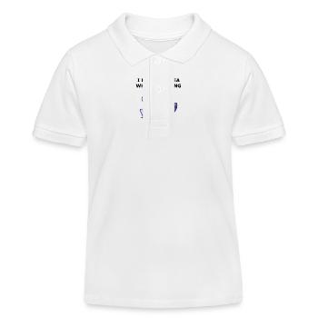 Ich habe keine Ahnung, was ich tue. Keine Ahnung Katze. - Kinder Organic Poloshirt Mini Sprinter von Stanley/Stella - Weiß - Vorne