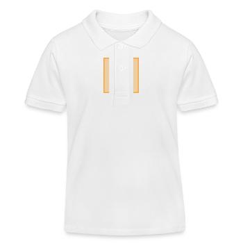 Dog Cartoon 7 - Kids Organic Polo Shirt by Stanley/Stella - white - Front