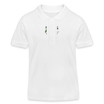 Valentinstag Muttertag Verlobung Hochzeit Liebe - Kinder Organic Poloshirt Mini Sprinter von Stanley/Stella - Weiß - Vorne